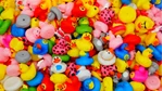 Pixel Plush MERCH-MMX-007 PACK OF QUACKERS-2" RUBBER DUCK ASSORT-400CT
