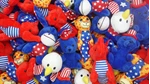 Pixel Plush MERCH-MMX-017 6-9" PATRIOTIC PLUSH KIT-100 CT