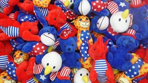 6-9" PATRIOTIC PLUSH KIT-100 CT