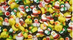 Pixel Plush MERCH-MMX-043 2" RUBBER CHRISTMAS QUACKERS - 288 CT