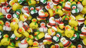 2" RUBBER CHRISTMAS QUACKERS - 288 CT