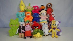 6-9" 50% LICENSED PLUSH MIX- 100 CT