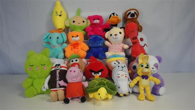 Pixel Plush MERCH-MMX-004 6-9" 50% LICENSED PLUSH MIX- 100 CT