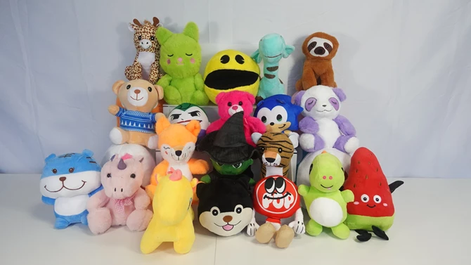 MERCH-MMX-003 6-9" 25% LICENSED PIXEL PLUSH PACK-100CT