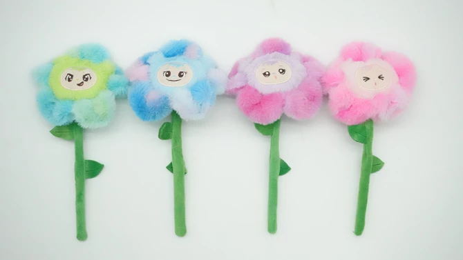 Pixel Plush MERCH-MMX-040 CLIP N WIN Cuties 9" Flower Plush ASST-120CT