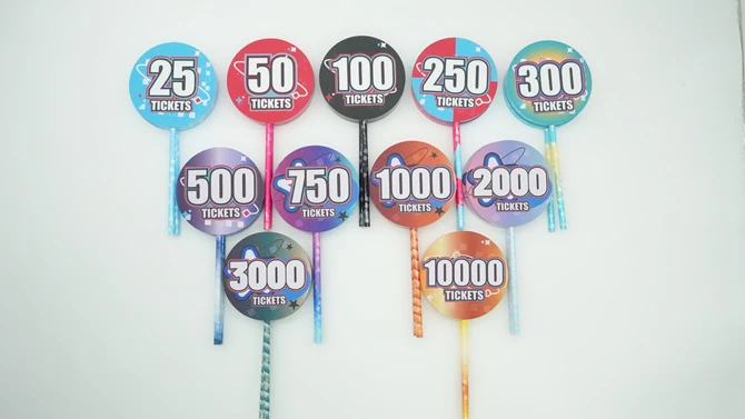 Pixel Plush MERCH-MMX-041 CLIP N WIN TICKET VALUE POPS-110CT
