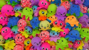 3" TENTACLE TOTS MINI PLUSH-300 CT