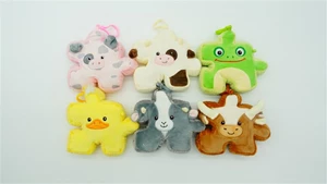 4" BARNYARD PLUZZLES W/CLIP-48 CT