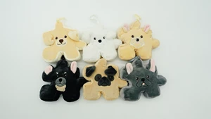 4" PUPS PLUZZLES W/CLIP- 48 CT